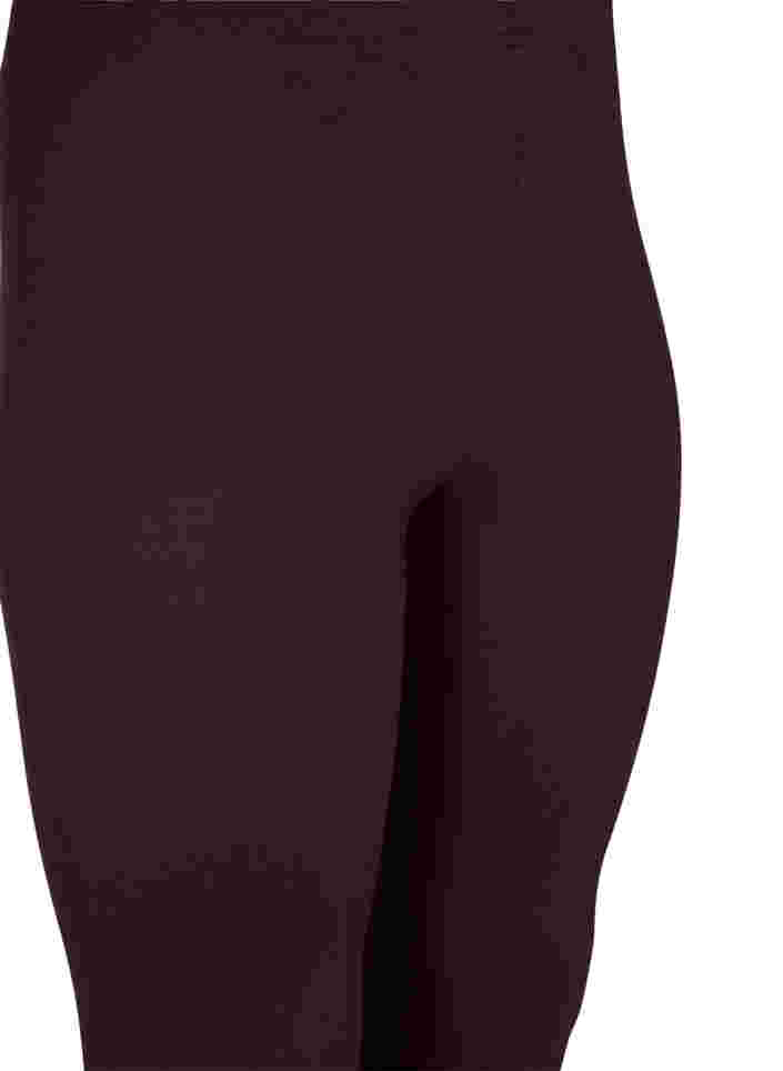 Basis leggings i viskose, Coffee Bean, Packshot image number 2