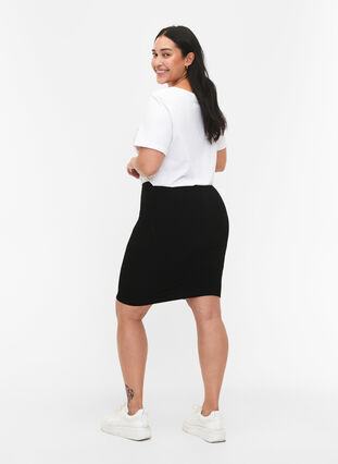 Tætsiddende seamless nederdel , Black, Model image number 1