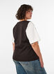 Habitvest med knaplukning, Brun, Model image number 2