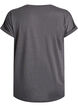 Kort&aelig;rmet t-shirt i bomuldsblanding, Gr&aring;, Packshot image number 1