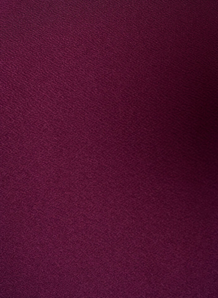 Tunika med asymmetrisk blondekant, Lilla, Packshot image number 2