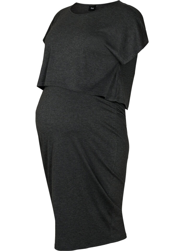 Meleret graviditets sæt, Black Melange, Packshot image number 0