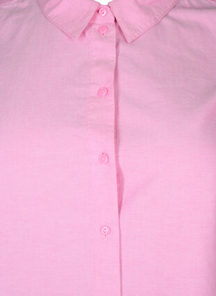 Langærmet skjorte i bomuld, Pink Frosting, Packshot image number 2