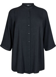 Tunika med 3/4 &aelig;rmer, Sort