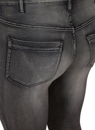 Super slim Amy jeans med høj talje, Dark Grey Denim, Packshot image number 3