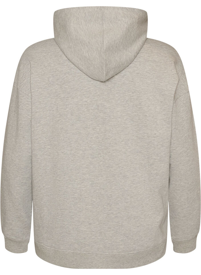 H&aelig;ttetr&oslash;je med broderet motiv, Gr&aring;, Packshot image number 1