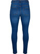 Slim fit jeans med sliddetaljer, Blue Denim, Packshot image number 1