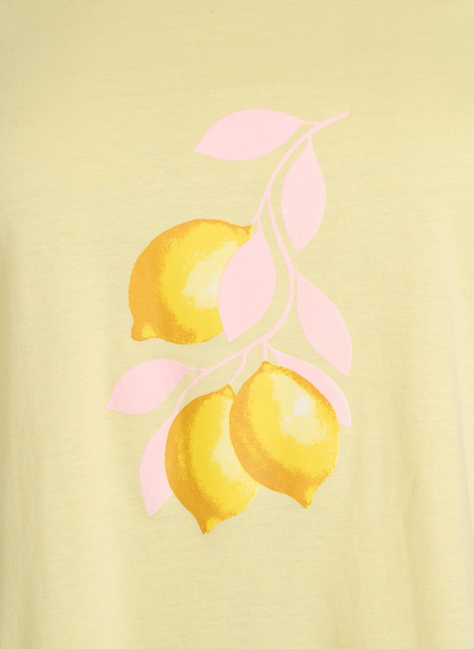 ZizziT-shirt med motiv, Gul, Packshot image number 2
