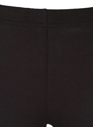 3/4 leggings med knapper, Black, Packshot image number 2