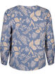 FLASH - Langærmet bluse med print, Delft AOP, Packshot image number 1