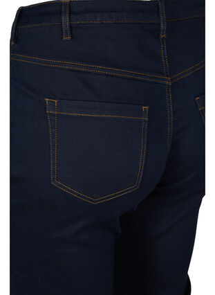 Slim fit Emily jeans med normal talje, Unwashed, Packshot image number 3