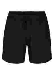 Shorts i ribkvalitet med lommer, Black