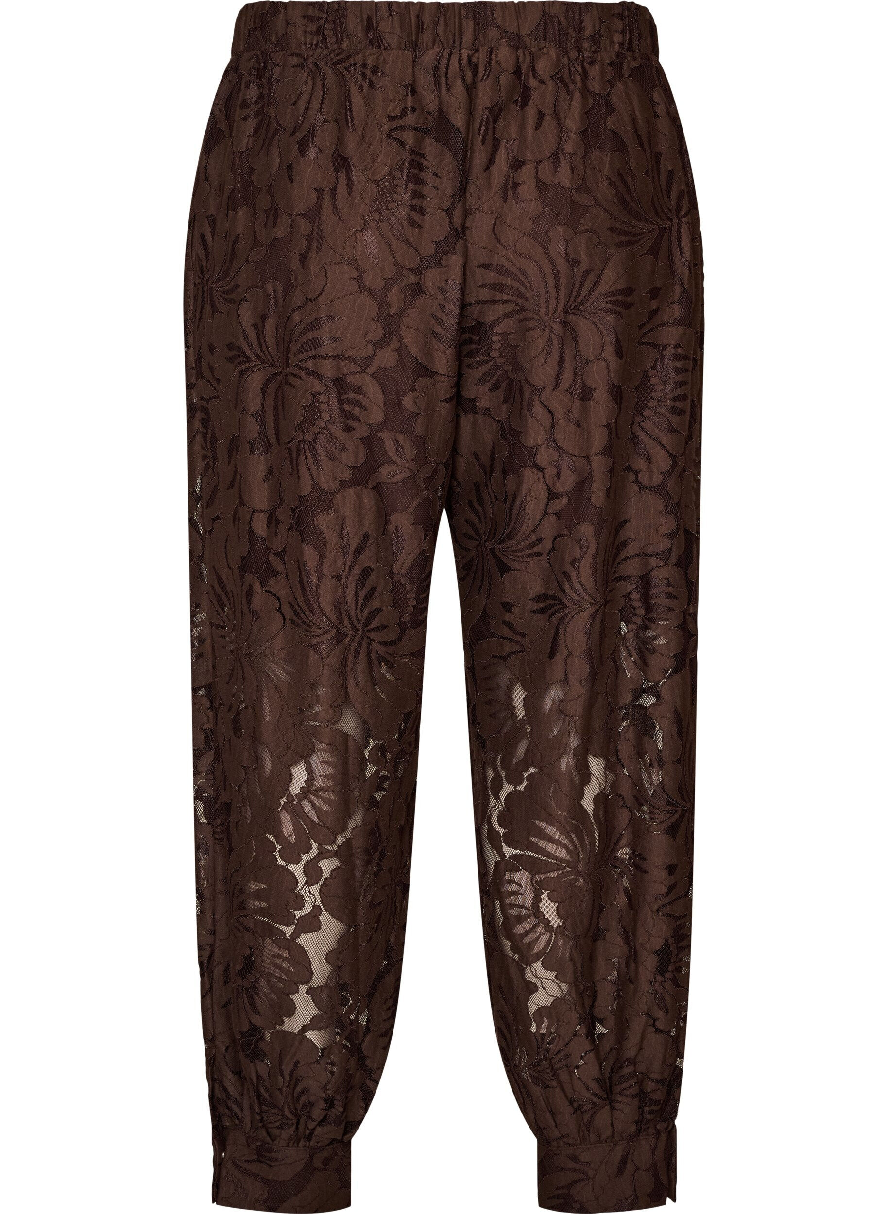 ZizziBallonbukser i blonde med indershorts, Brun, Packshot image number 1