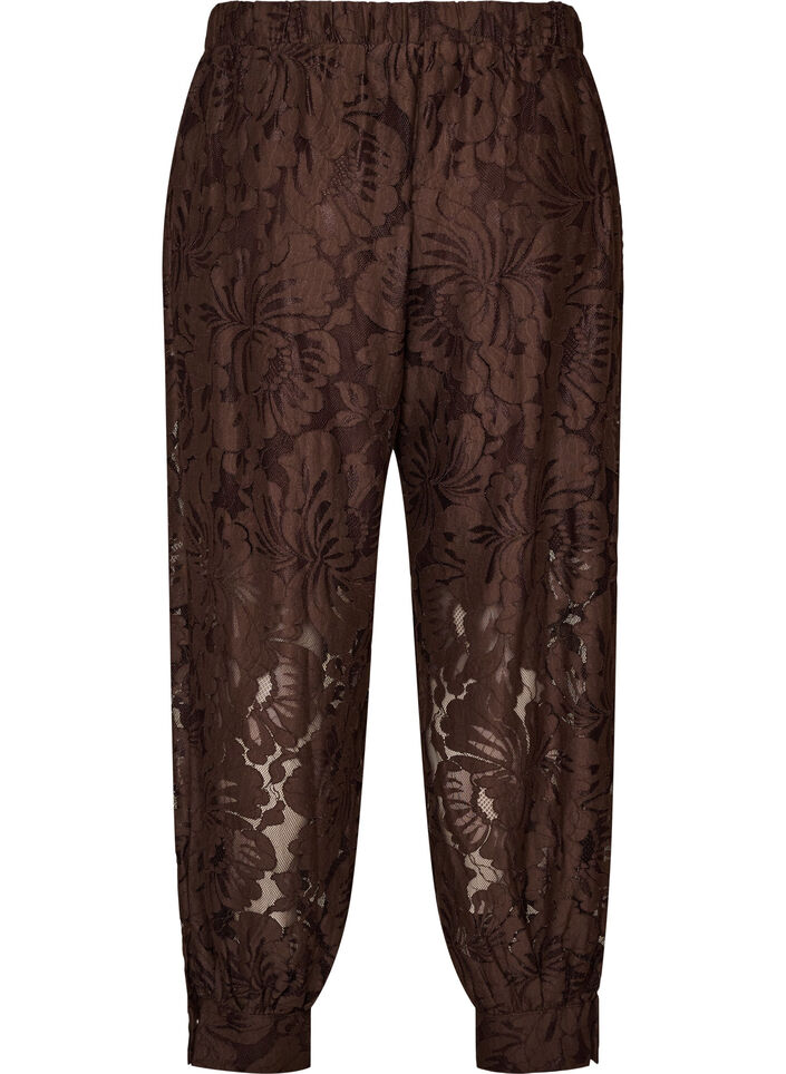 Ballonbukser i blonde med indershorts, Brun, Packshot image number 1