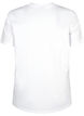 Basis t-shirt i bomuld med rund hals, Hvid, Packshot image number 1