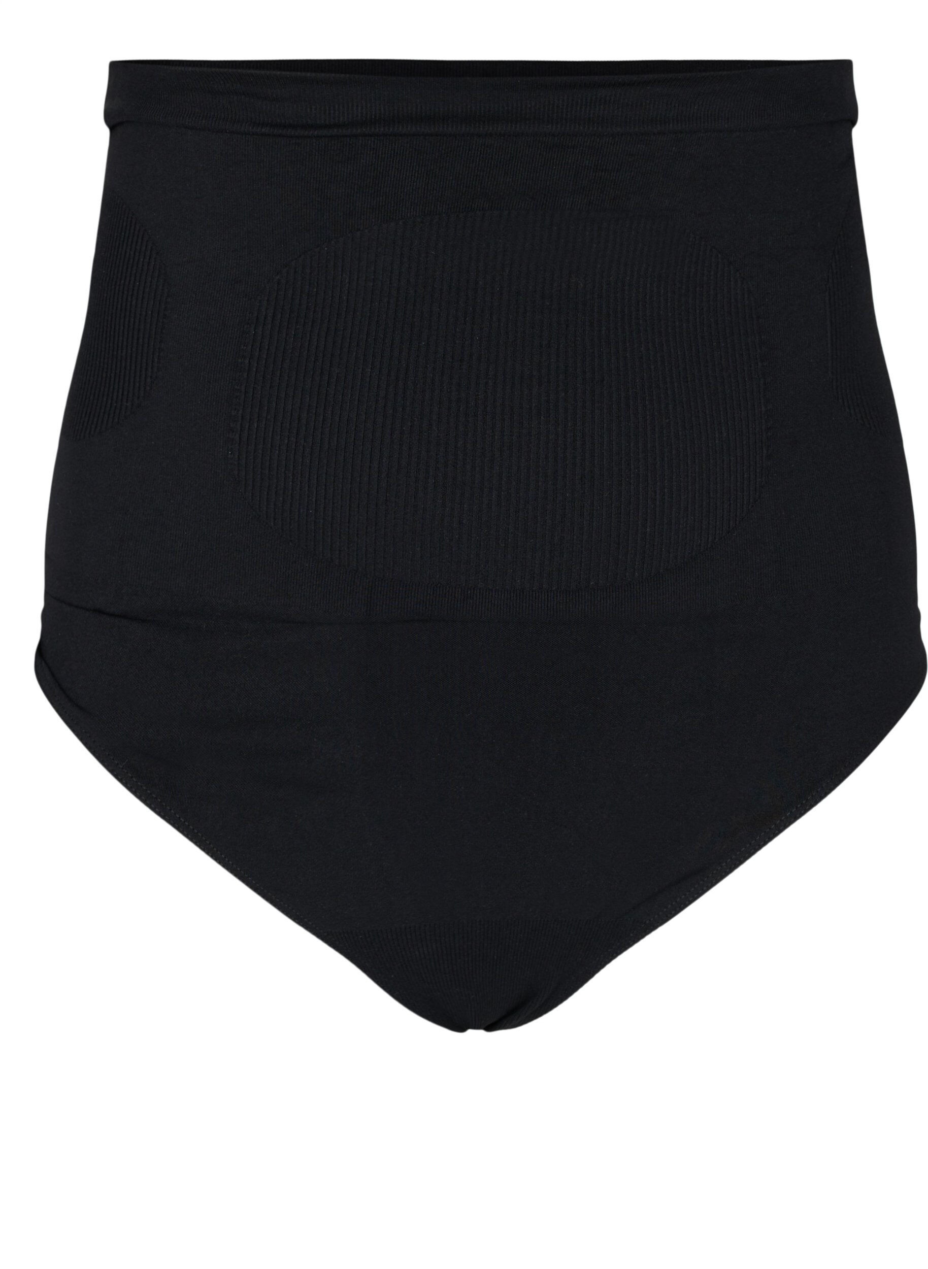 Zizzi H&oslash;jtaljet shapewear g-streng, Black, Packshot image number 0