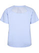 Trænings t-shirt med mesh bagpå, Zen Blue, Packshot image number 1