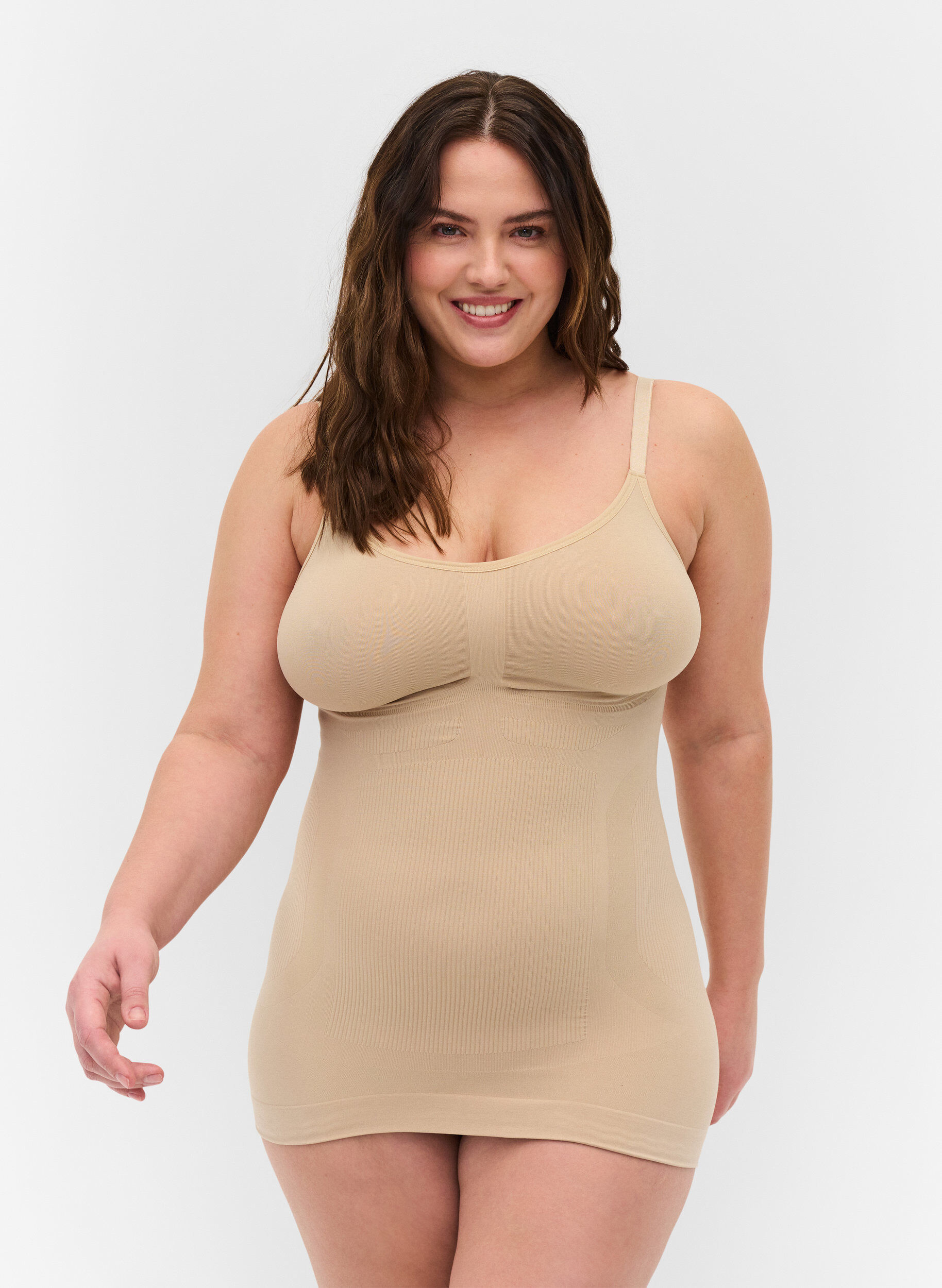 Shapewear stroptop, Beige, Model