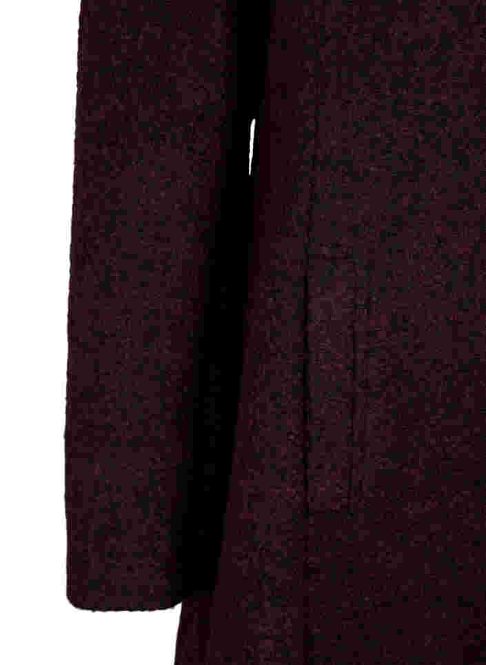 Frakke med hætte og a-shape, Port Royal Mel., Packshot image number 3