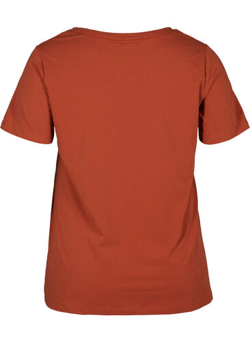 Basis t-shirt, Mahogany, Packshot image number 1