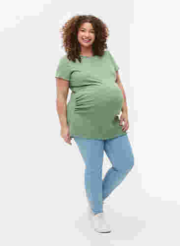 Graviditets t-shirt i rib, Green Bay, Model image number 2