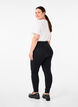 Stretchy jeggings med høj talje, Black, Model image number 1