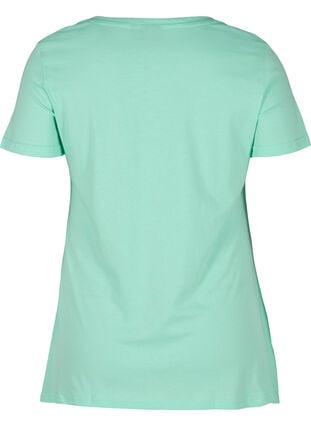Kortærmet bomulds t-shirt med a-form, Cabbage DARLIN, Packshot image number 1