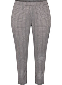 Cropped Maddison bukser med ternet mønster
