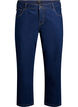 Cropped Vera jeans med straight fit, Bl&aring;, Packshot image number 0