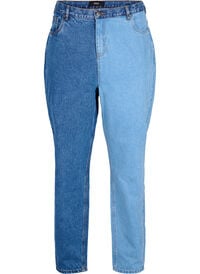 Tofarvede Mille mom fit jeans