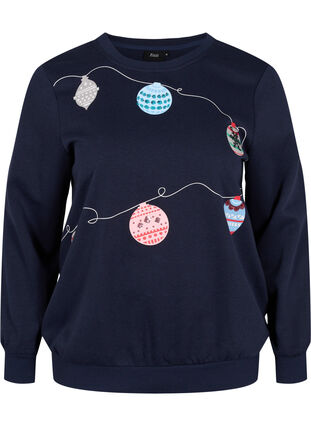 Jule sweatshirt, Night Sky Xmas ball, Packshot image number 0