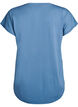 Kort&aelig;rmet tr&aelig;nings t-shirt med v-hals, Bl&aring;, Packshot image number 1