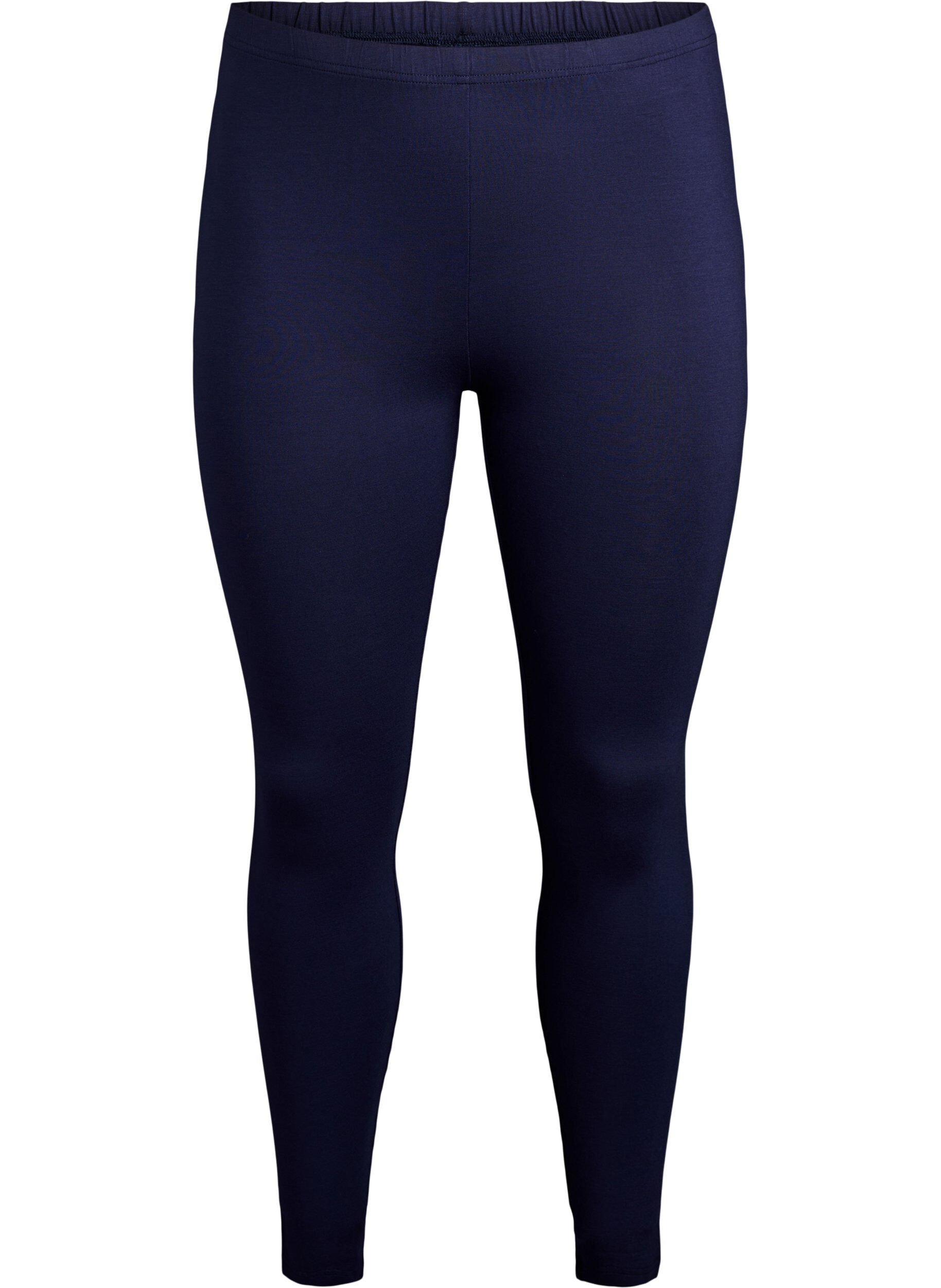 Basis leggings med ekstra l&aelig;ngde