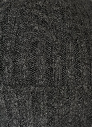 Strikhue med kvast, Dark Grey Melange, Packshot image number 1