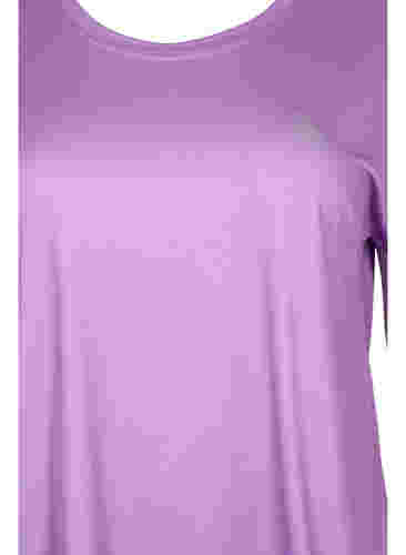 Kortærmet trænings t-shirt, African Violet, Packshot image number 2