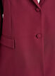 Klassisk blazer med knaplukning, R&oslash;d, Packshot image number 2