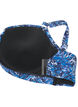 Bikini bh med b&oslash;jle og m&oslash;nster, Bl&aring;, Packshot image number 3