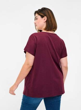 Økologisk bomulds t-shirt med rund hals  , Port Royal, Model image number 1