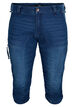Slim fit capri jeans med lommer, Blå, Packshot image number 0