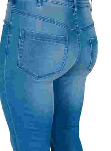 Super slim Amy jeans med høj talje, Light blue, Packshot image number 3