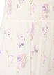Maxinederdel i viskose med smock, Hvid, Packshot image number 2