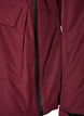 Funktionel ski anorak med h&aelig;tte, R&oslash;d, Packshot image number 3
