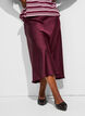 Satin midi-nederdel, R&oslash;d, Model image number 2