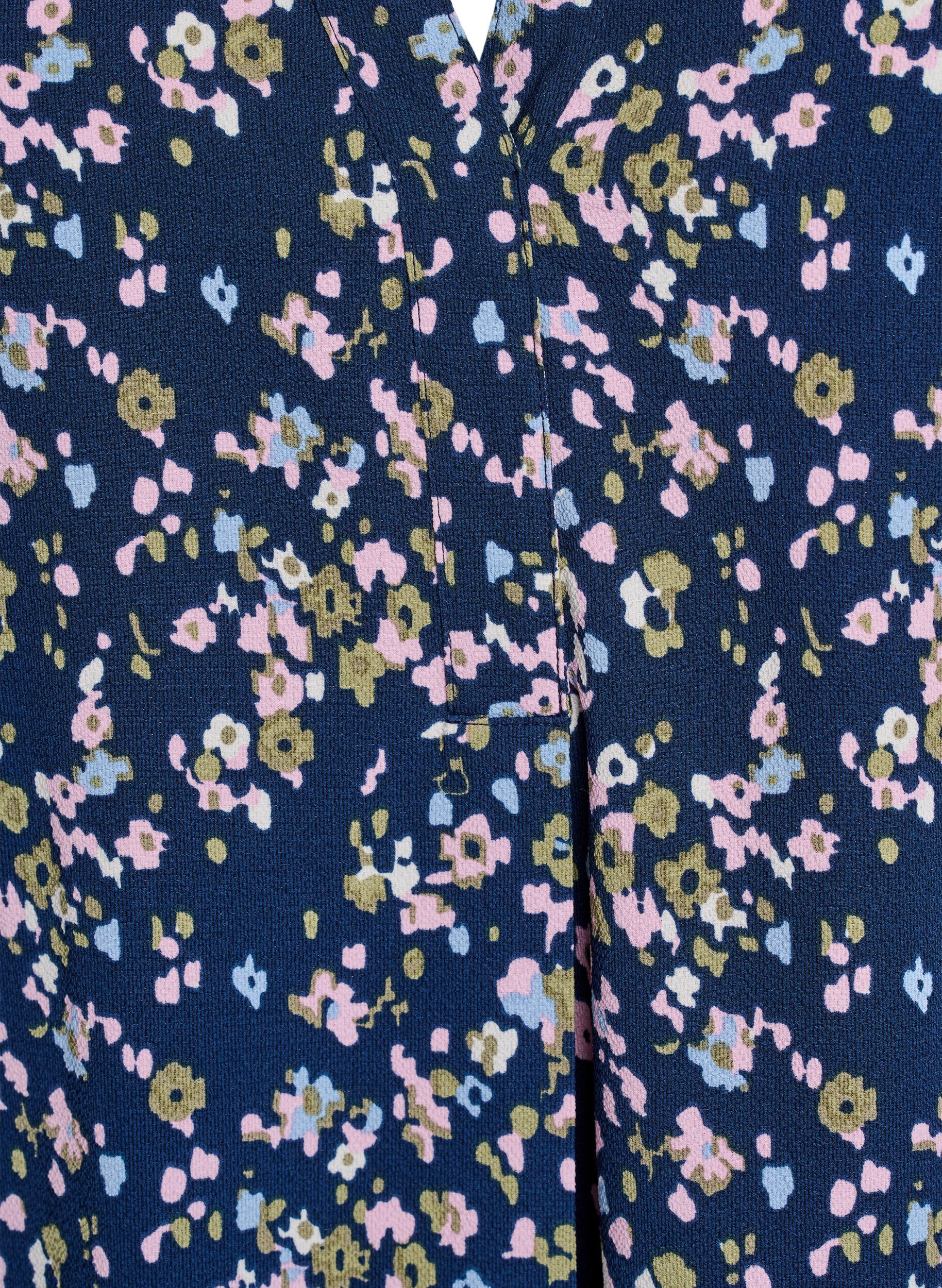 Zizzi Kort&aelig;rmet bluse med v-udsk&aelig;ring , Lyser&oslash;d, Packshot image number 2