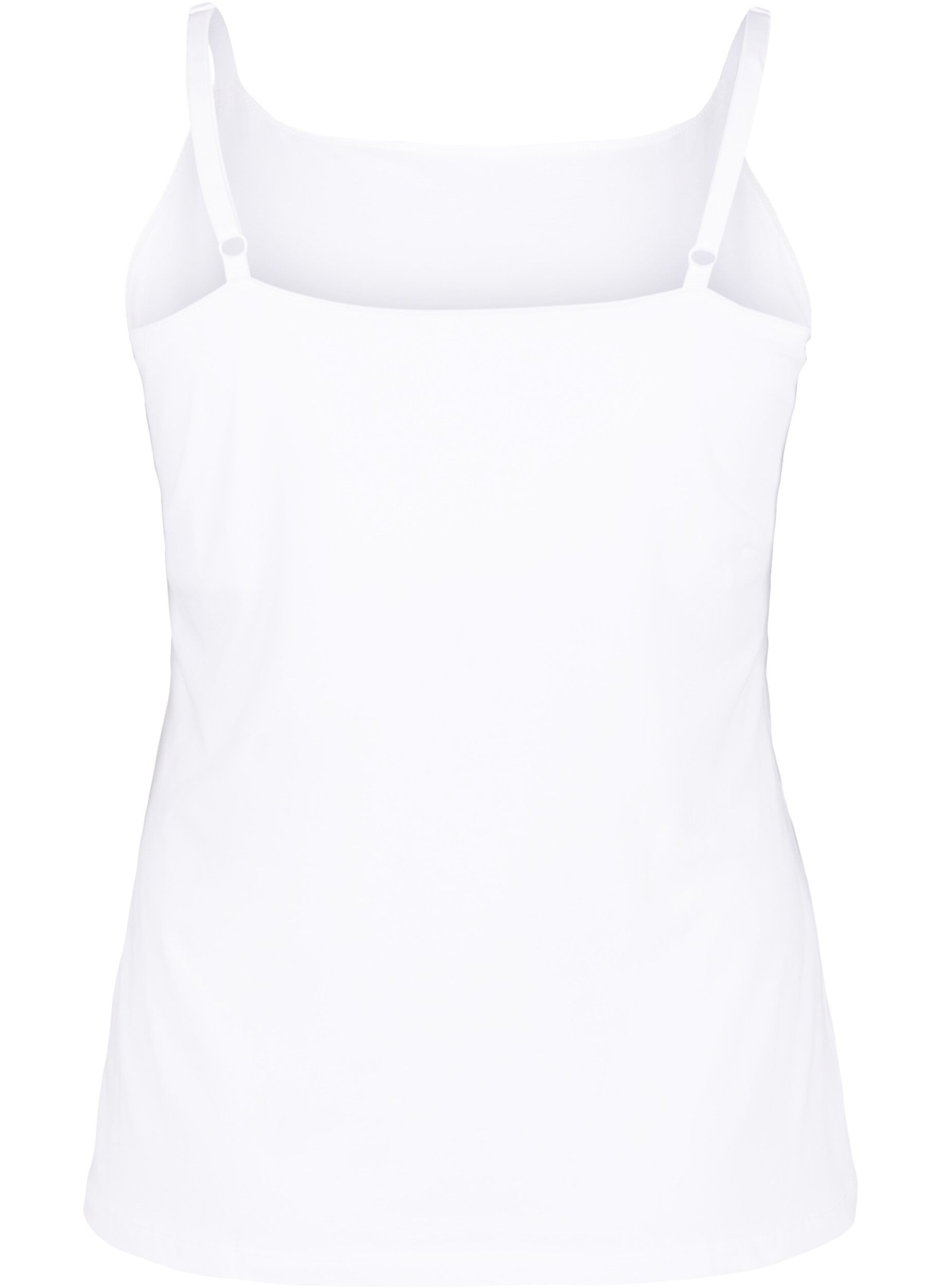 Zizzi Graviditets top med ammefunktion, White, Packshot image number 1