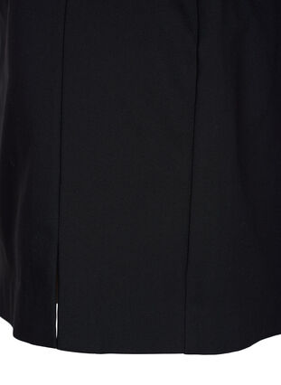 Kort nederdel med slids, Black, Packshot image number 3