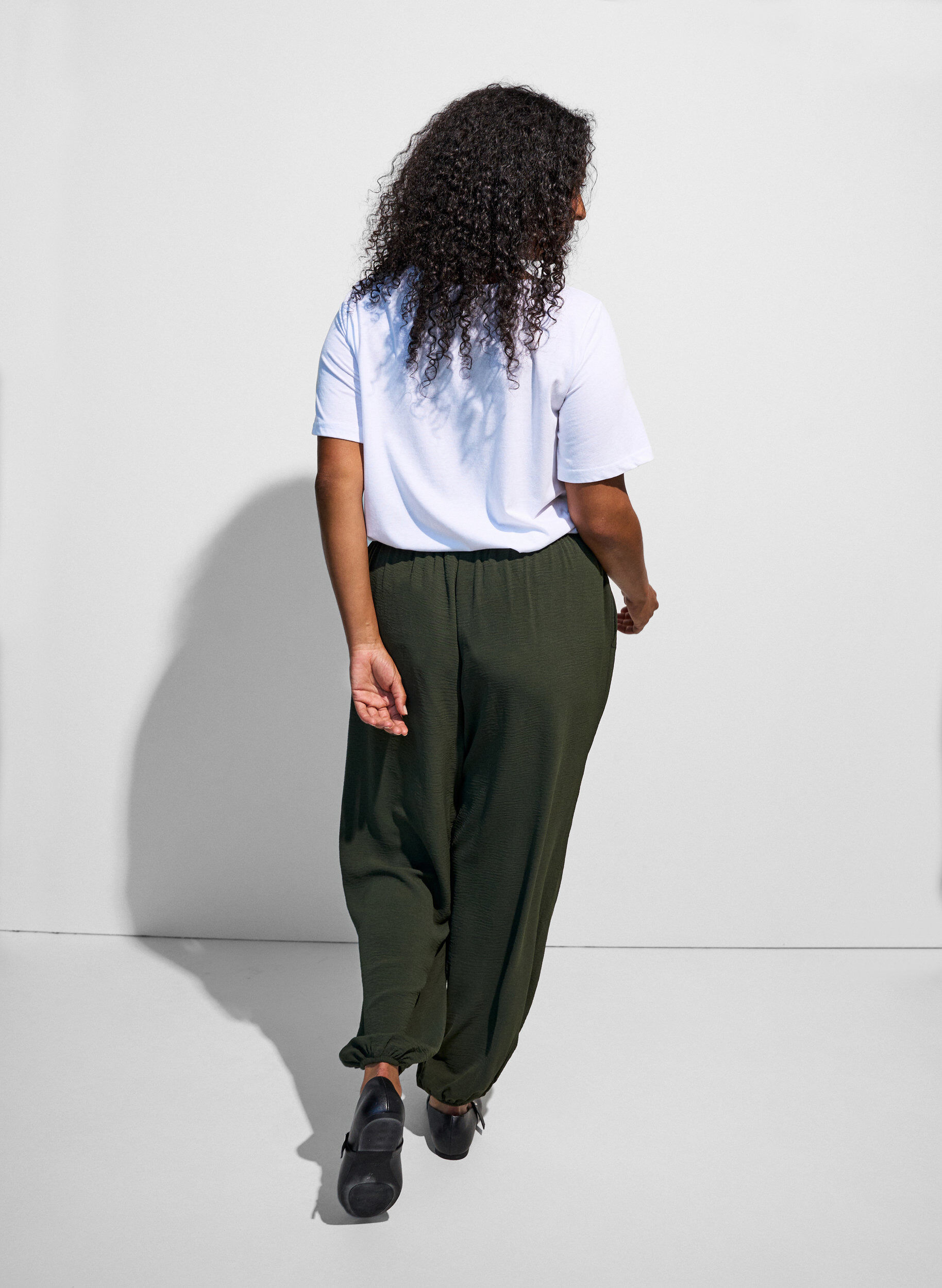 ZizziT-shirt med motiv, Hvid, Model image number 2