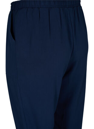 Bukser med lommer og elastikkant , Navy Blazer, Packshot image number 3