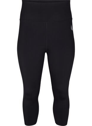 CORE, SUPER TENSION TIGHTS - 3/4 træningstights med lomme, Black, Packshot image number 0