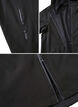 Kort softshell jakke med aftagelig h&aelig;tte, Sort, Packshot image number 4